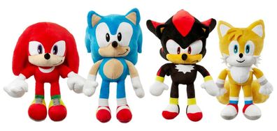 SONIC The Hedgehog Plüsch Figuren Sortiment Auswahl ca. 28 cm Groß NEU