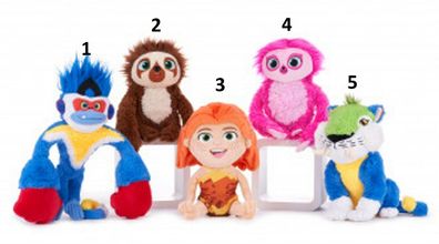 Die Croods 2 Plüsch Stofftier Kuscheltier Plüsch Figur 24-33 cm Groß NEU