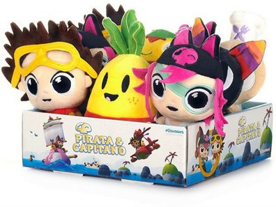 Pirata & Capitano Plüsch Figuren Pösh Paws Plüsch 18 cm Groß NEU