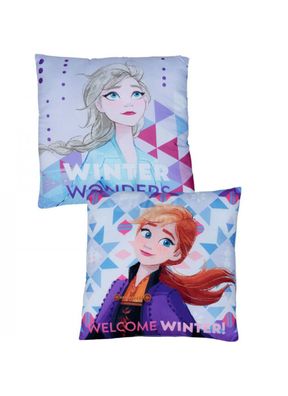 Frozen Anna Elsa Winter Wonders Dekokissen mit Füllung 40x40 cm NEU (Gr. 40cmx40cm)