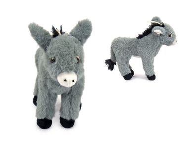 Esel Stehend Plüsch Stofftier Plüschfiguren Kuscheltier 20 cm (Gr. 20 cm)