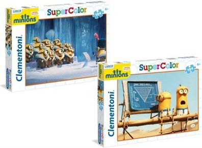 Clementoni Minions Puzzle Super Color 104 Teile 2 Modelle Auswahl NEU