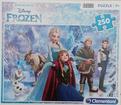 Disney Frozen PUZZLE Anna & Elsa Olaf Clementoni 250 Teile 48,5 cm x 33,5 cm