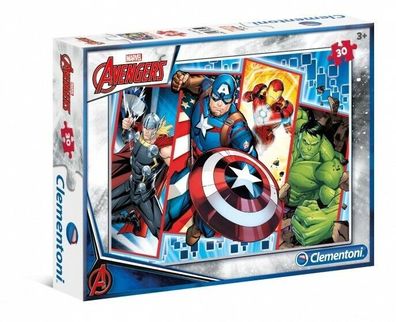 Clementoni Marvel Avengers Puzzle 33,5 cm x 23,5 cm 30 Teile NEU