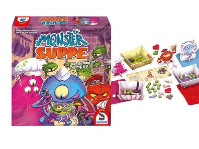 Monster Suppe - Auf die Monster, fertig, los! Brettspiel - Schmidt Spiele