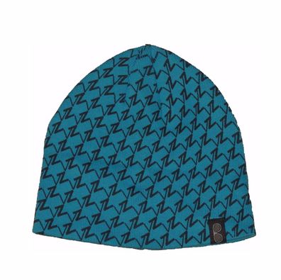 Vonzipper Jungen Mädchen Mütze One Size CHECK OUT BEANIE Blau NEU