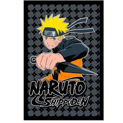 Naruto shippuden Kuscheldecke Fleece-Decke 100x140 cm Uzumaki 4998 (Gr. 100x140 cm)