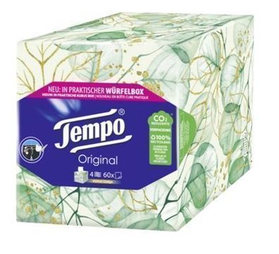 Tempo Original Hygienetücher, 60 Stück - Zuverlässige Reinigung