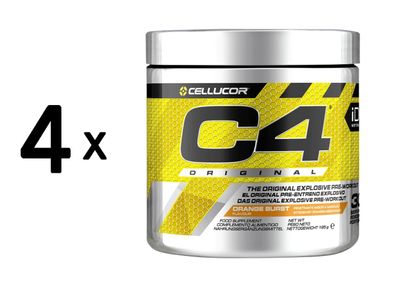 4 x Cellucor C4 Original (30 serv) Orange