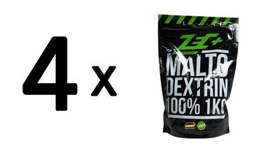 4 x Zec+ Maltodextrin (1000g) Unflavored