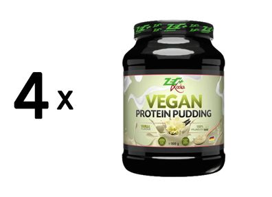 4 x Zec+ Ladies Vegan Protein Pudding (500g) Vanilla