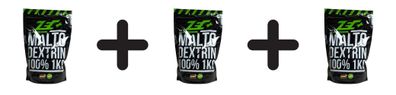 3 x Zec+ Maltodextrin (1000g) Unflavored