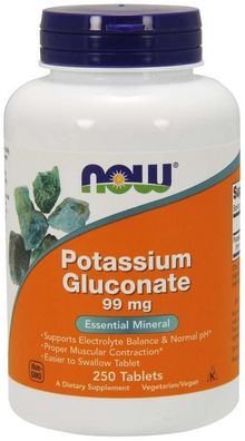 Potassium Gluconate, 99mg - 250 tabs