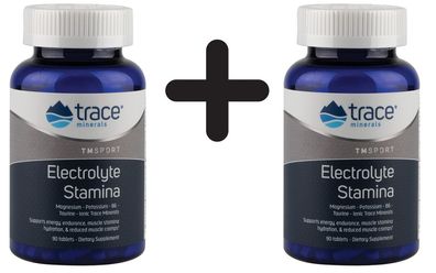 2 x Trace Minerals Electrolyte Stamina - 90 tablets