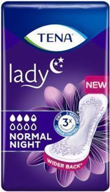 Tena Lady Normal Night, 10 Stück - Optimaler Schutz während des Schlafs