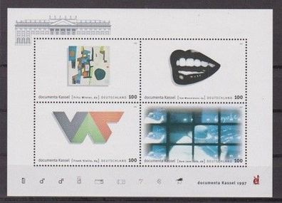 BRD 1997 postfrisch MiNr. Block 39 10. documenta in Kassel