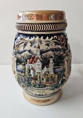 Bierkrug Neuschwanstein Souvenir Krug schöner guter Zustand