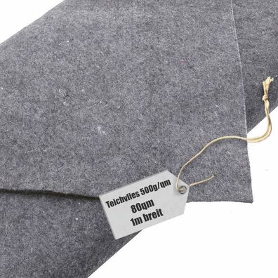 Teichvlies 500g / qm - 80qm in 1m Breite
