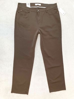 BRAX Carola Hose Soft Touch Feminin Fit Straight Gr.44 L 30 khaki NEU