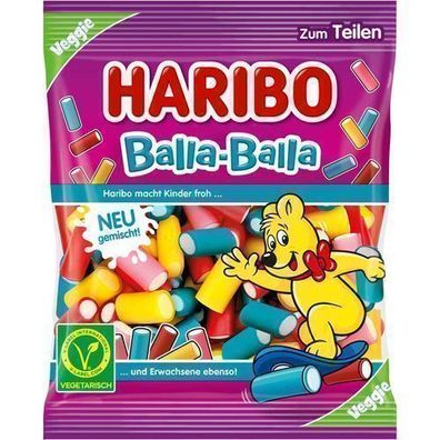 Haribo Balla-Balla Vegane Gummibärchen 160 g