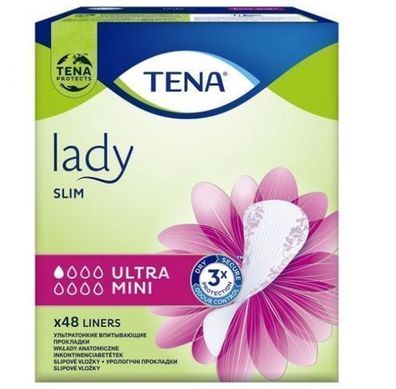 Tena Lady Slim Ultra Mini Inkontinenz-Einlagen, 48 Stk