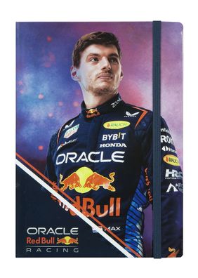 Red Bull Notizbuch - Hardcover mit Max Verstappen Design