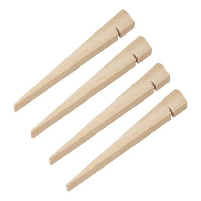 Zelthering 30cm Holz 4 Stück im Polybeutel