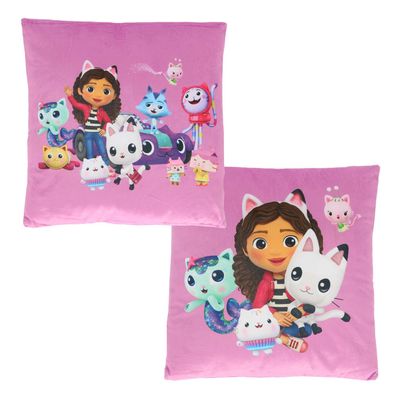 Gabby's Dollhouse Kissen Velours Kissen Ideal als Dekokissen
