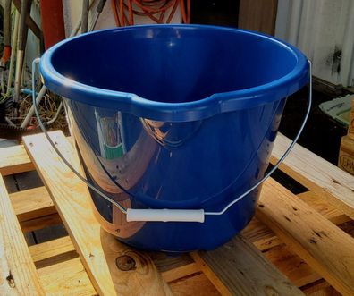 10 Liter Eimer Blau Putzeimer