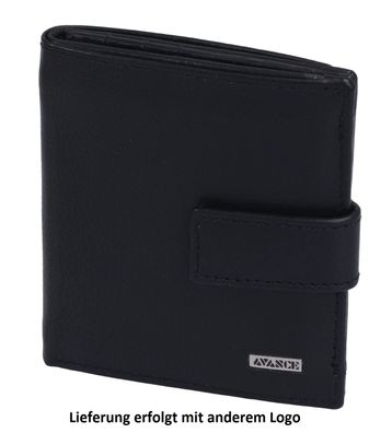 Wortmann' Scheckkartenhülle, Leder, schw