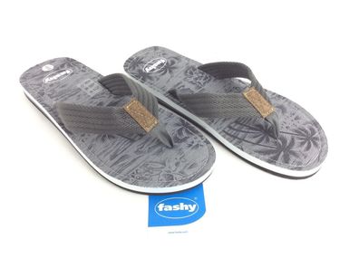 fashy Herren Flip Flop grau