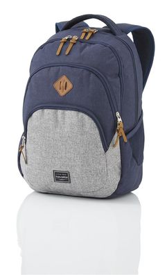 schicker Travelite Basics Freizeitrucksack, blau-grau