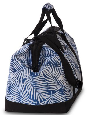 ausgefallene Weekendertasche Bügelreisetasche grün gemustert