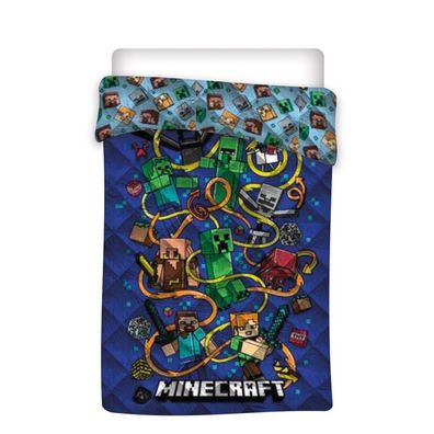 Minecraft Bettbezug Hochwertiges Quilt Cover 140x200 cm