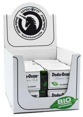 Display weiß - 20x Dudu-Osun® Classic / Pur 25g Vorratspack Hotelpackungen Geschenke