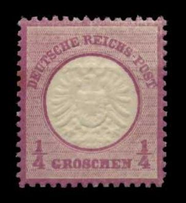 Deutsches REICH 1872 74 Brustschilde Nr 16 ungebraucht X6D7FEE