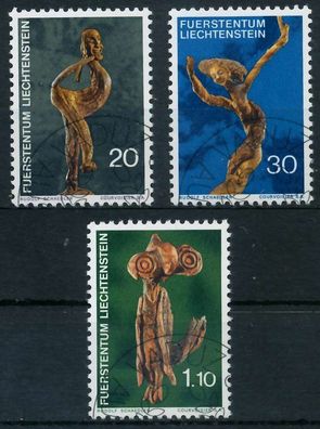 Liechtenstein 1972 Nr 567-569 gestempelt SB58452