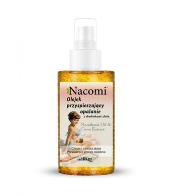 Nacomi Bräunungsöl Goldene Partikel 150ml