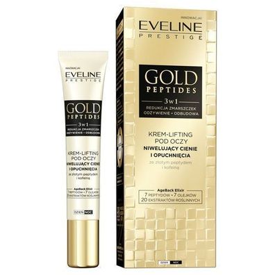 Eveline Gold-Peptid Augencreme 20ml Lifting-Effekt