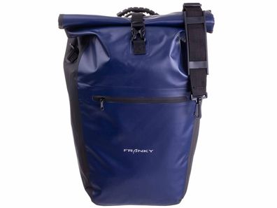 Franky Fahrradtasche mit Tragetaschefunktion Gepäckträger ca. 27,2 Liter, Unisex,