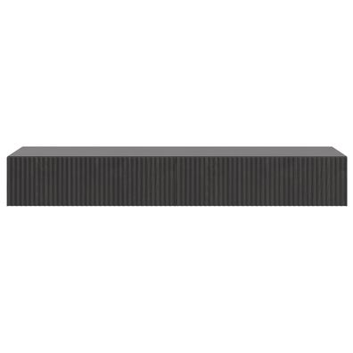 Selsey Nolie - Wandschminktisch mit 2 Schubladen, Holzoptik Esche Schwarz, 110 cm