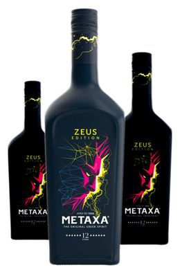 3 x S. METAXA Metaxa 12 Sterne Zeus