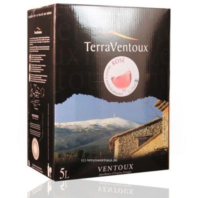 Cave Terra Ventoux BIB(5L) Terra Ventoux Rosé Vallée du Rhone AOC 5.00 Liter