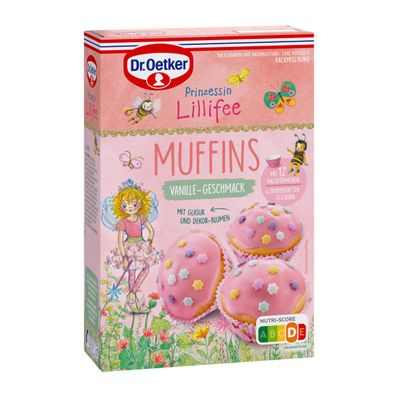 Dr. Oetker Prinzessin Lillifee Muffins Backmischung 397g 3er Packung