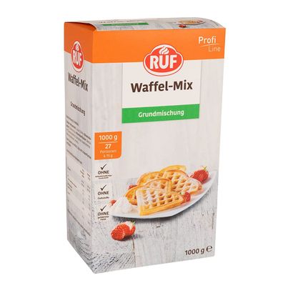 RUF Waffel Mix Backmischung für Waffelteig Grundmischung 1000g