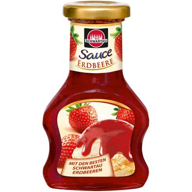 Schwartau Erdbeere Sauce genussvolle leckere Dessertsauce 125ml