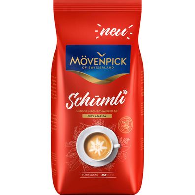 Mövenpick Schumli Arabica Bohnen Genuss nach Schweizer Art 1000g