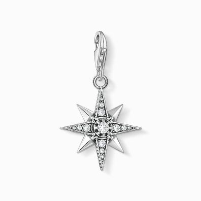 Thomas Sabo - 1756-643-14 - Charm - Damen - 925er Silber geschwärzt - Royalty Stern