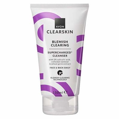 AVON Clearskin Reinigungscreme gegen unreine Haut für Gesicht und Rücken