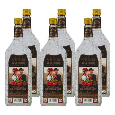 Schwarz Waldhof Schwarzwälder Kirschwasser (6 x 0,7L)